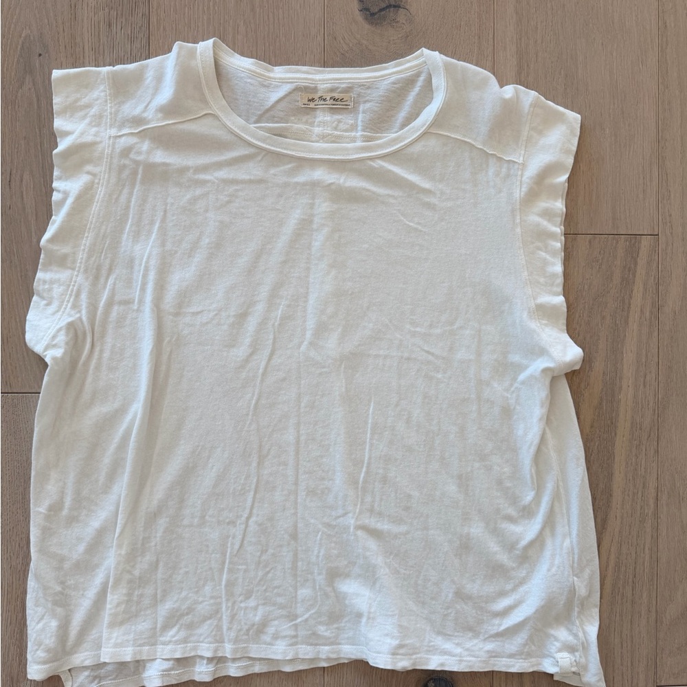 We The Free White Casual Top